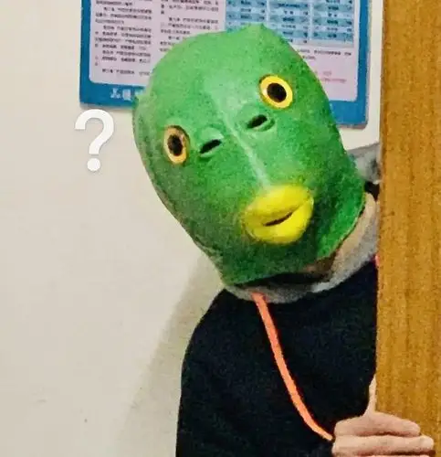 求绿鱼头系列的头像表情